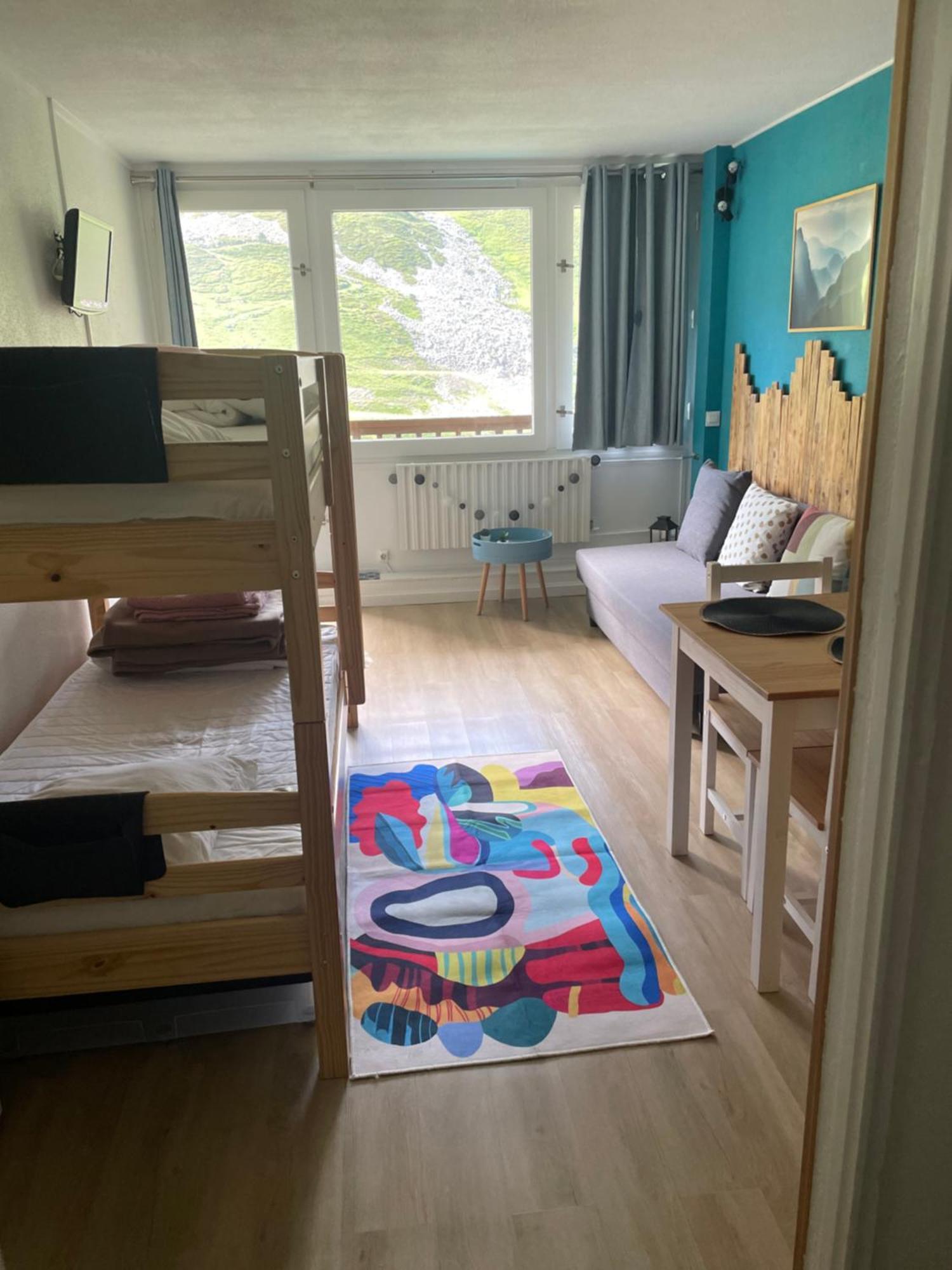 Studio Mongie Aux Pieds Des Pistes Avec Balcon La Mongie Exterior foto